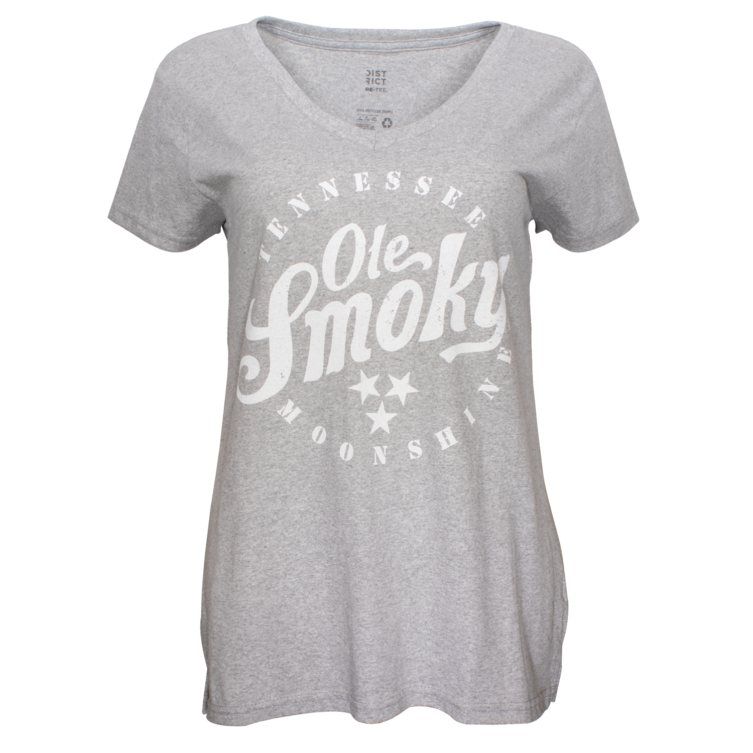 SUSTAINABLE V-NECK - ATHLETIC HEATHER