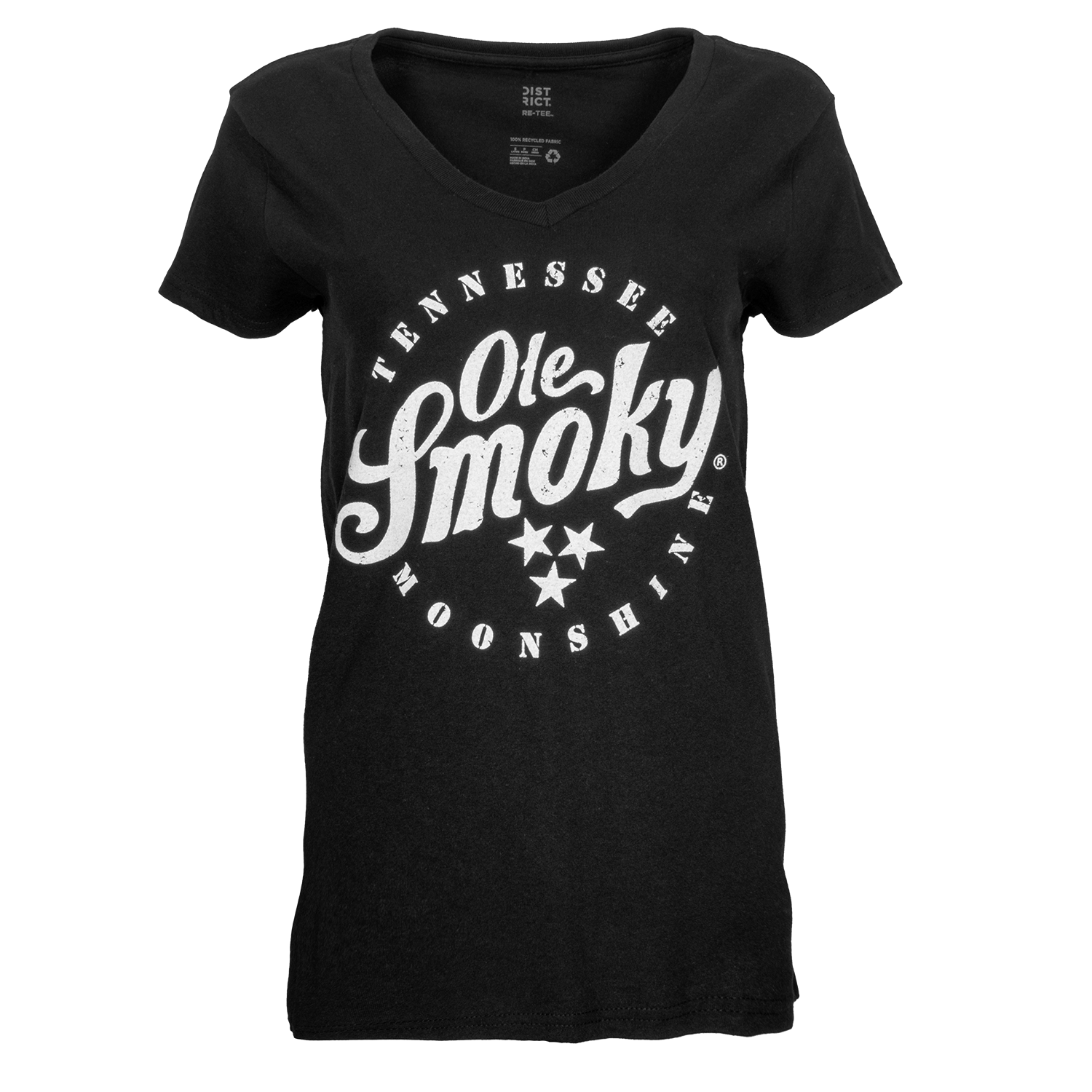SUSTAINABLE V-NECK - BLACK