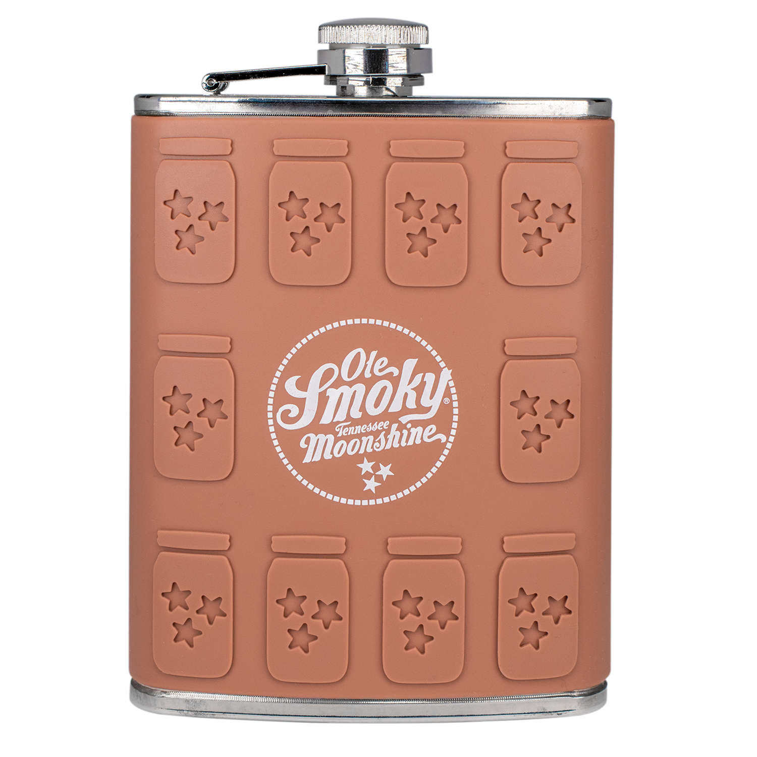 TAN SILICONE JAR MOLDED FLASK