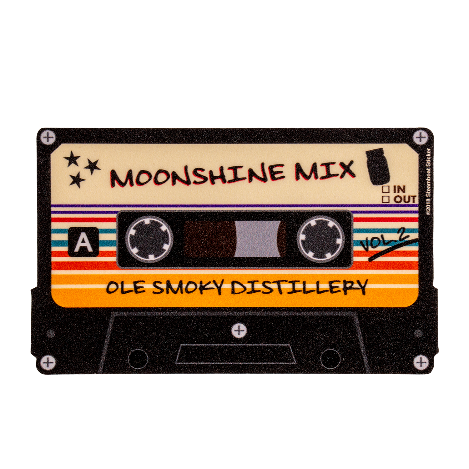 VINTAGE MIX TAPE STICKER