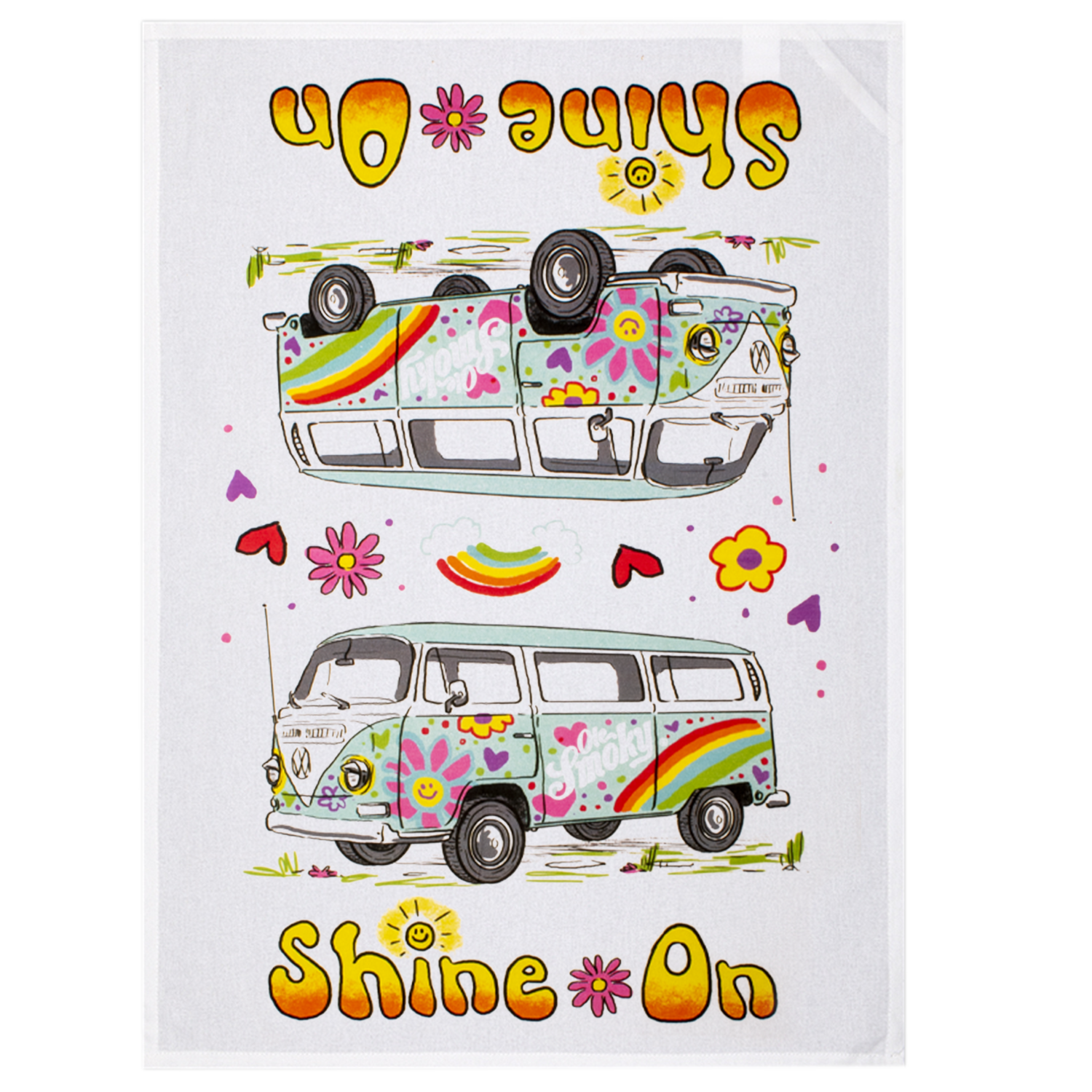 VW VAN SHINE ON TEA TOWEL