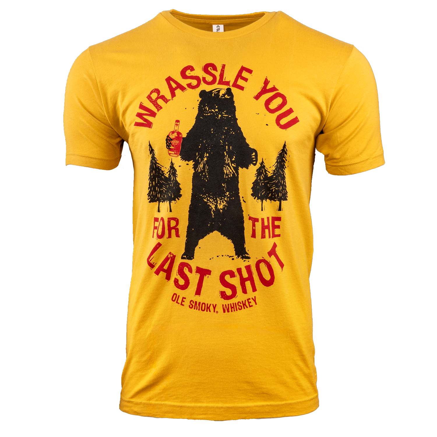 WHISKEY BEAR WRASSLIN TEE