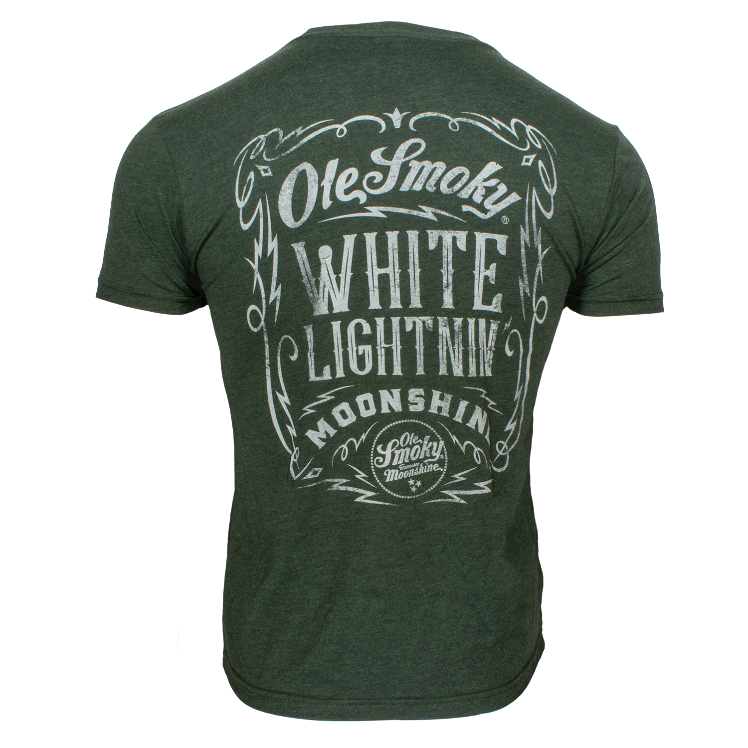 WHITE LIGHTNIN' FRAME TEE