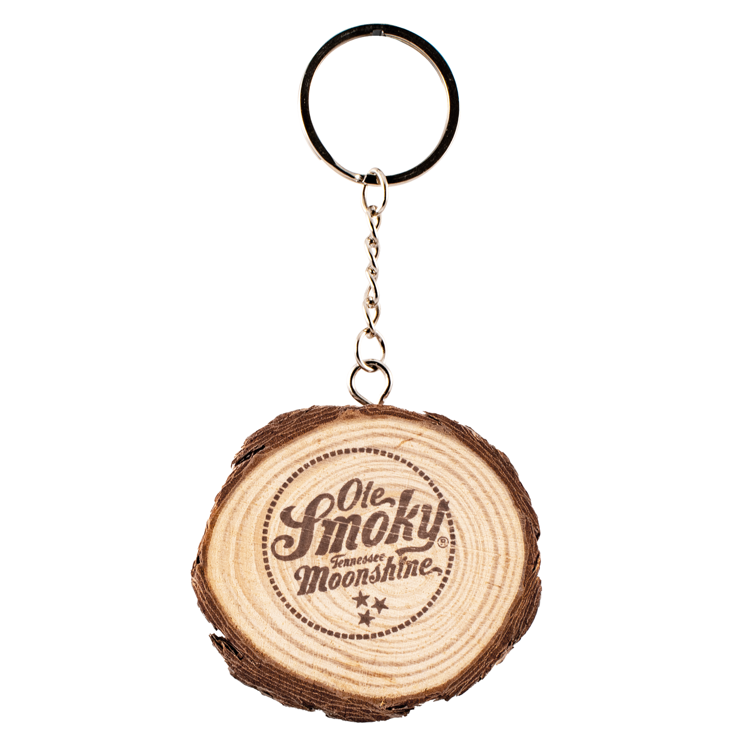 WOOD SLICE KEYCHAIN