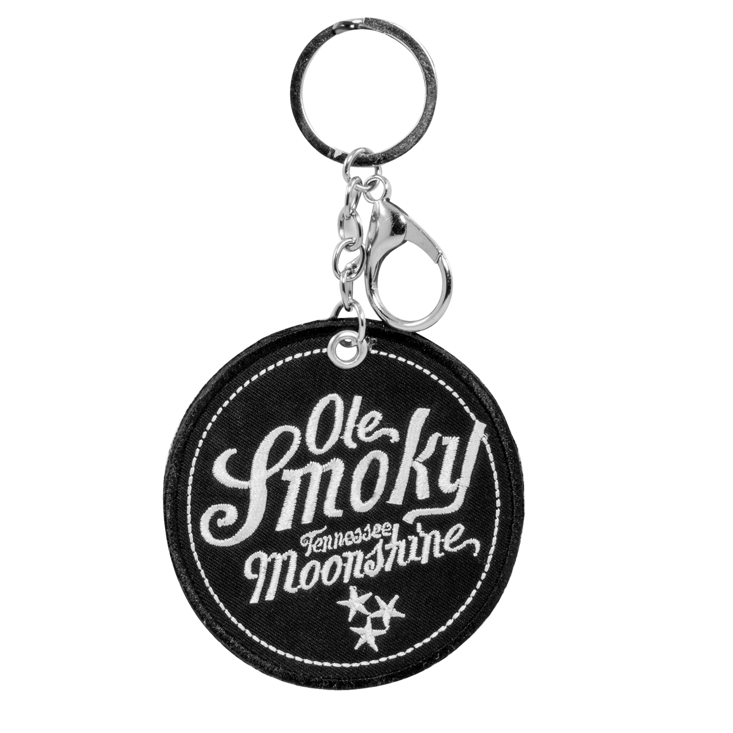 BLACK PATCH KEYCHAIN