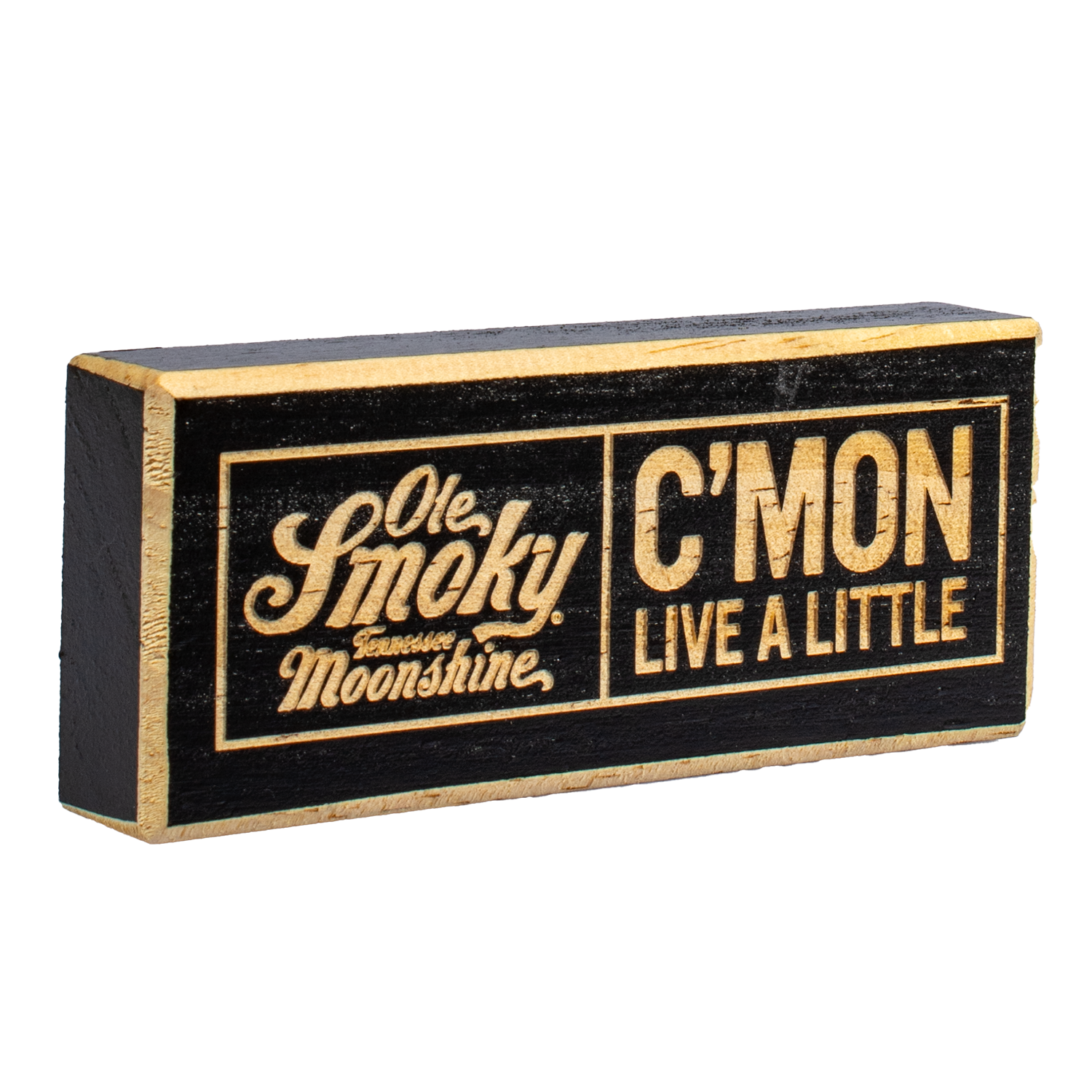 C'MON LIVE A LITTLE BLOCK MAGNET