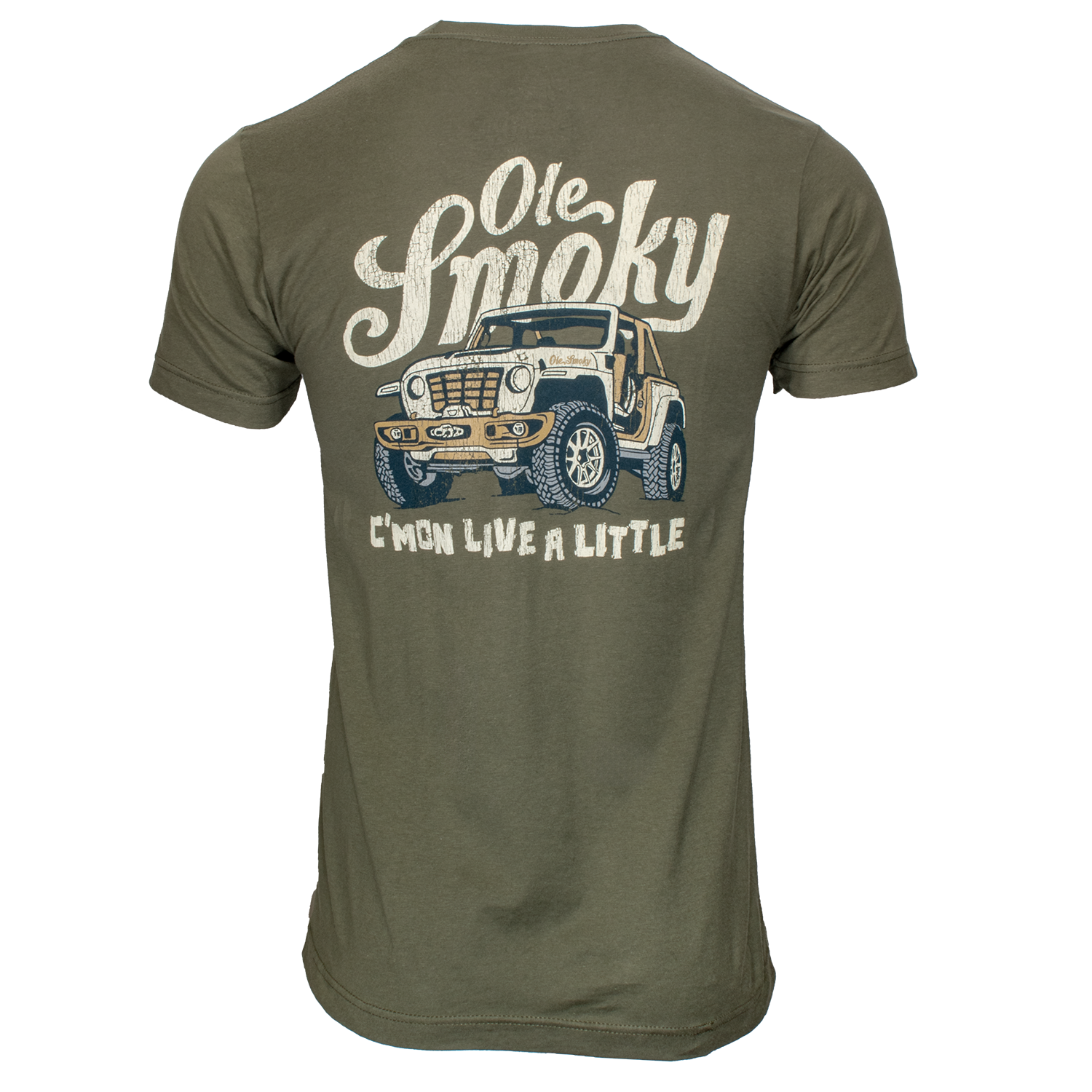 C'MON LIVE A LITTLE JEEP TEE