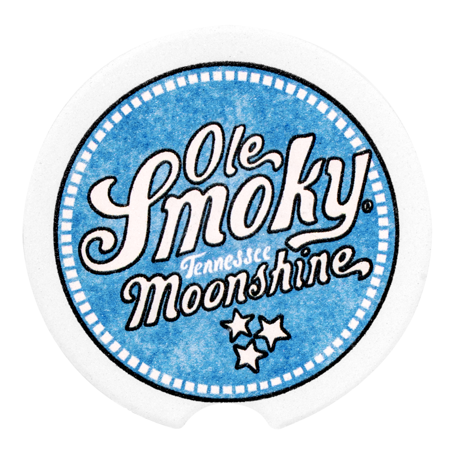 CAR MOONSHINE LOGO COASTER - BLUE