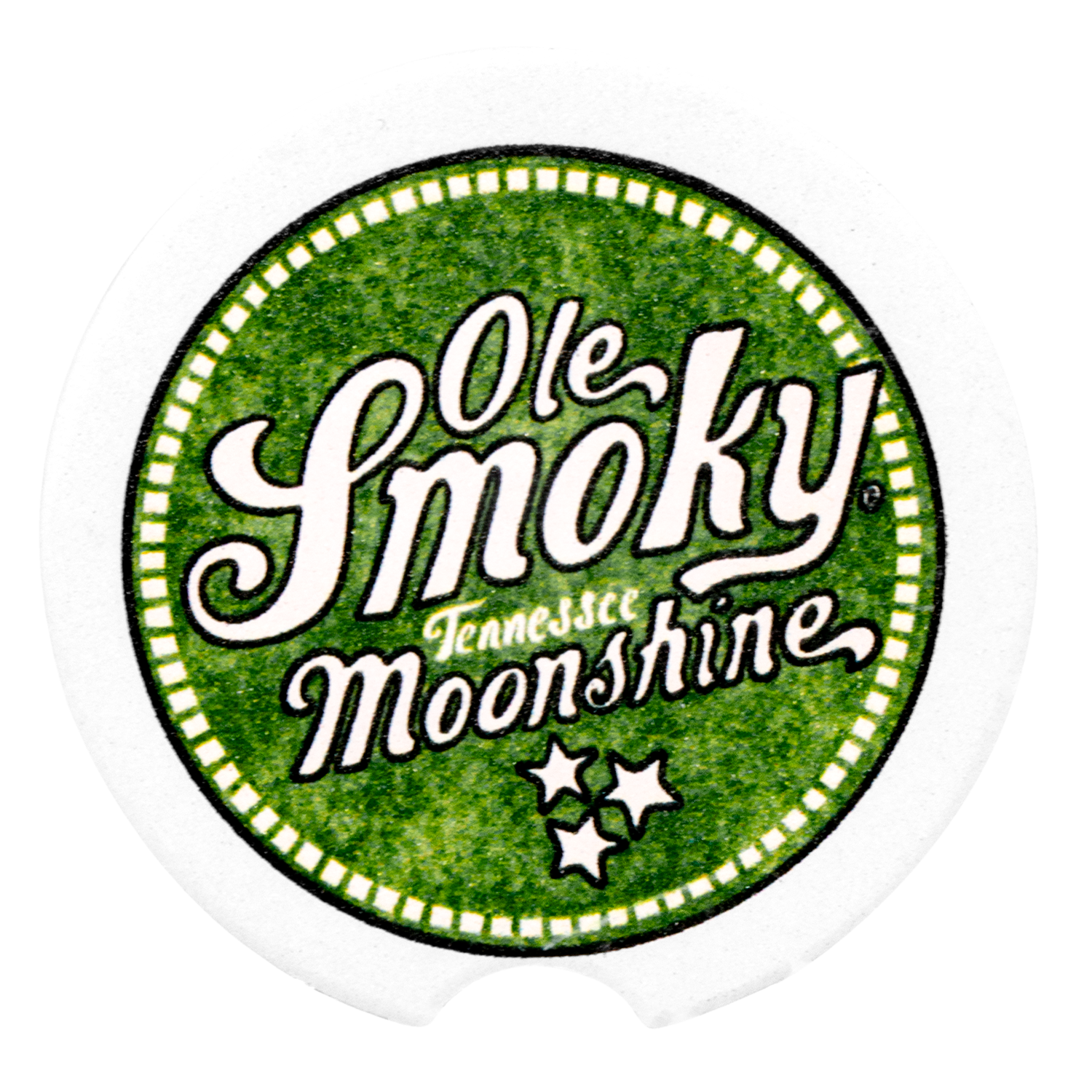 CAR MOONSHINE LOGO COASTER - GREEN