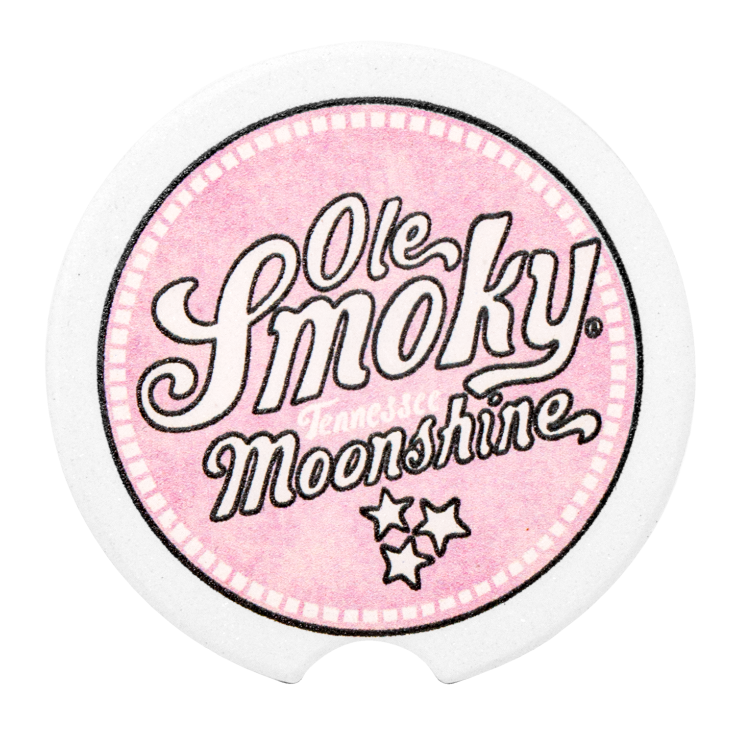CAR MOONSHINE LOGO COASTER - PINK