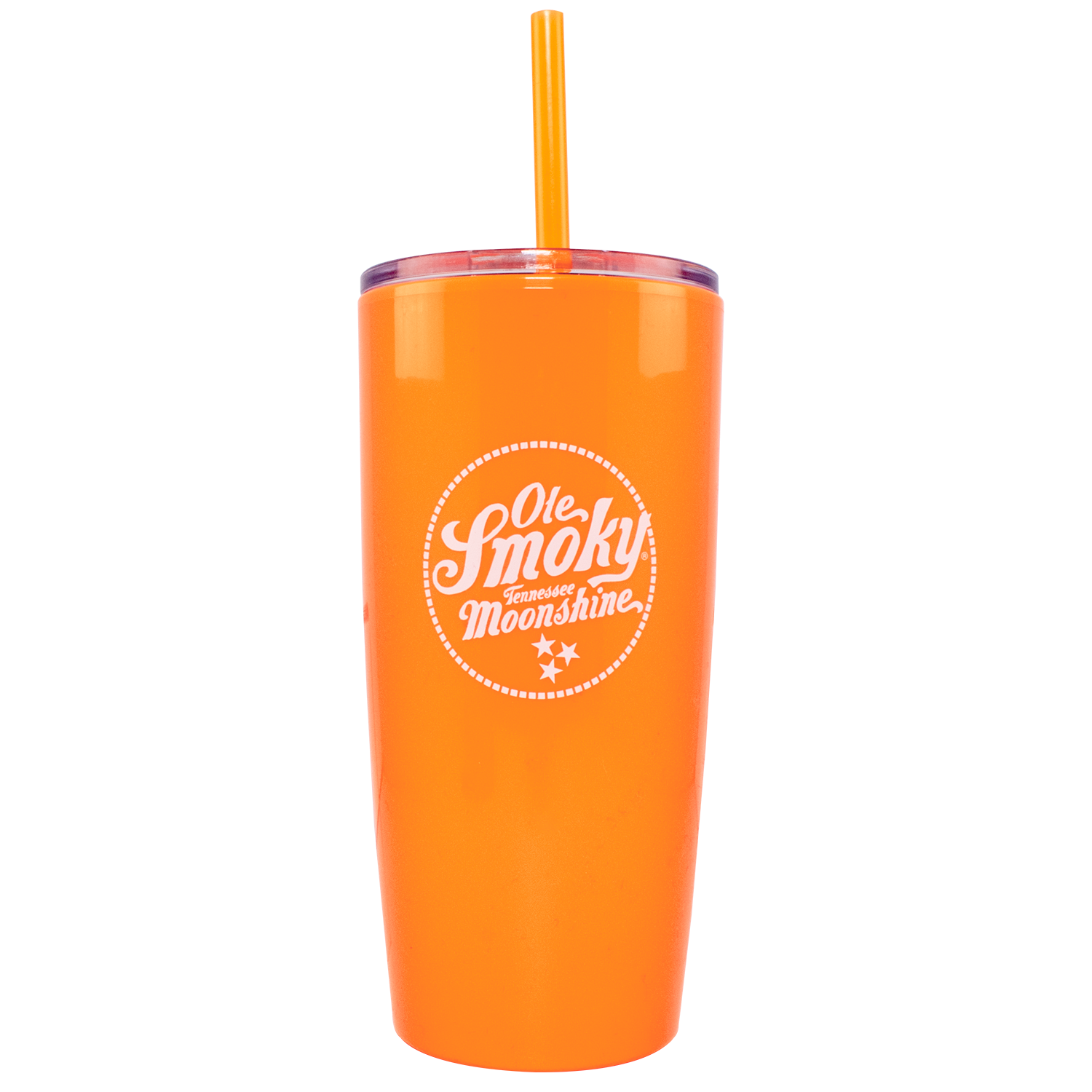 20OZ OMEGA TUMBLER W/STRAW - ORANGE