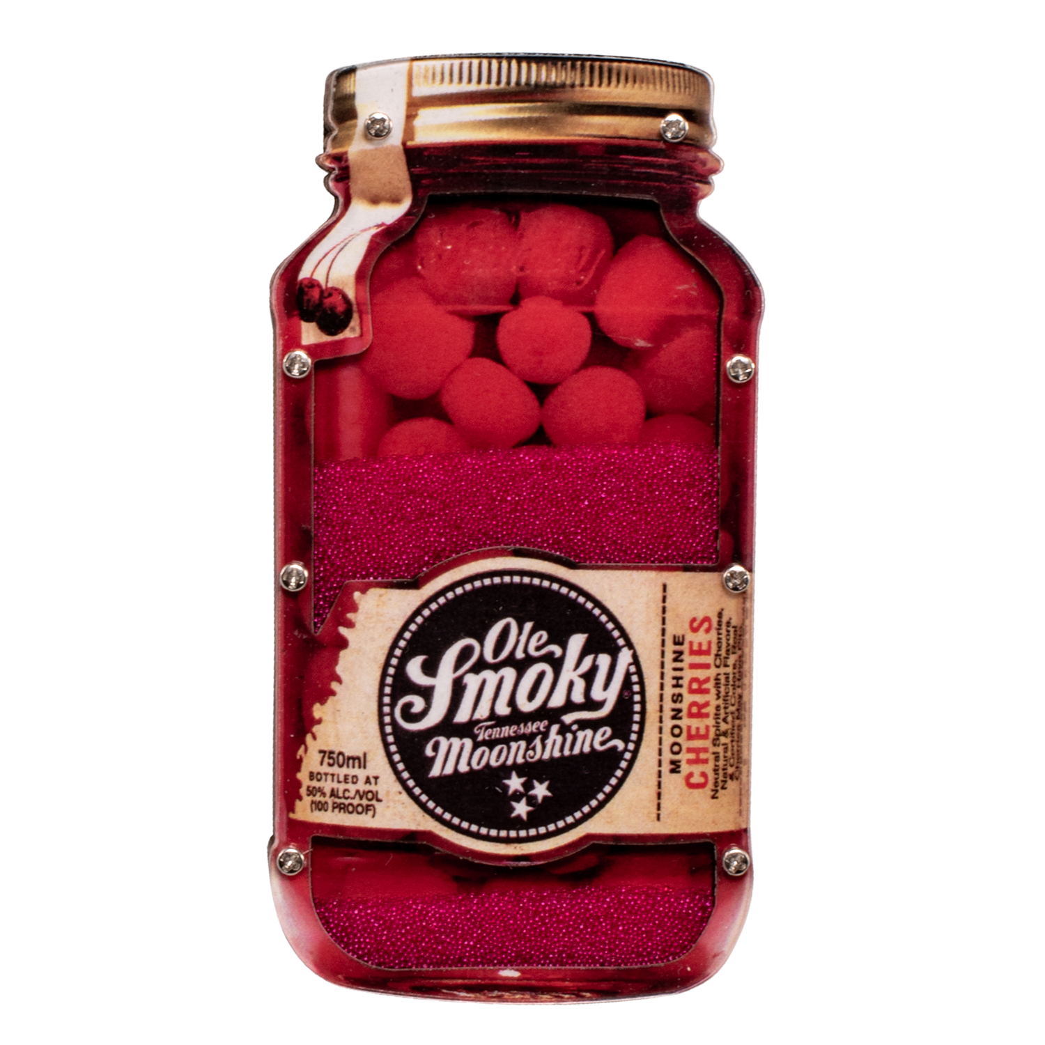 CHERRIES JAR FLOATER MAGNET
