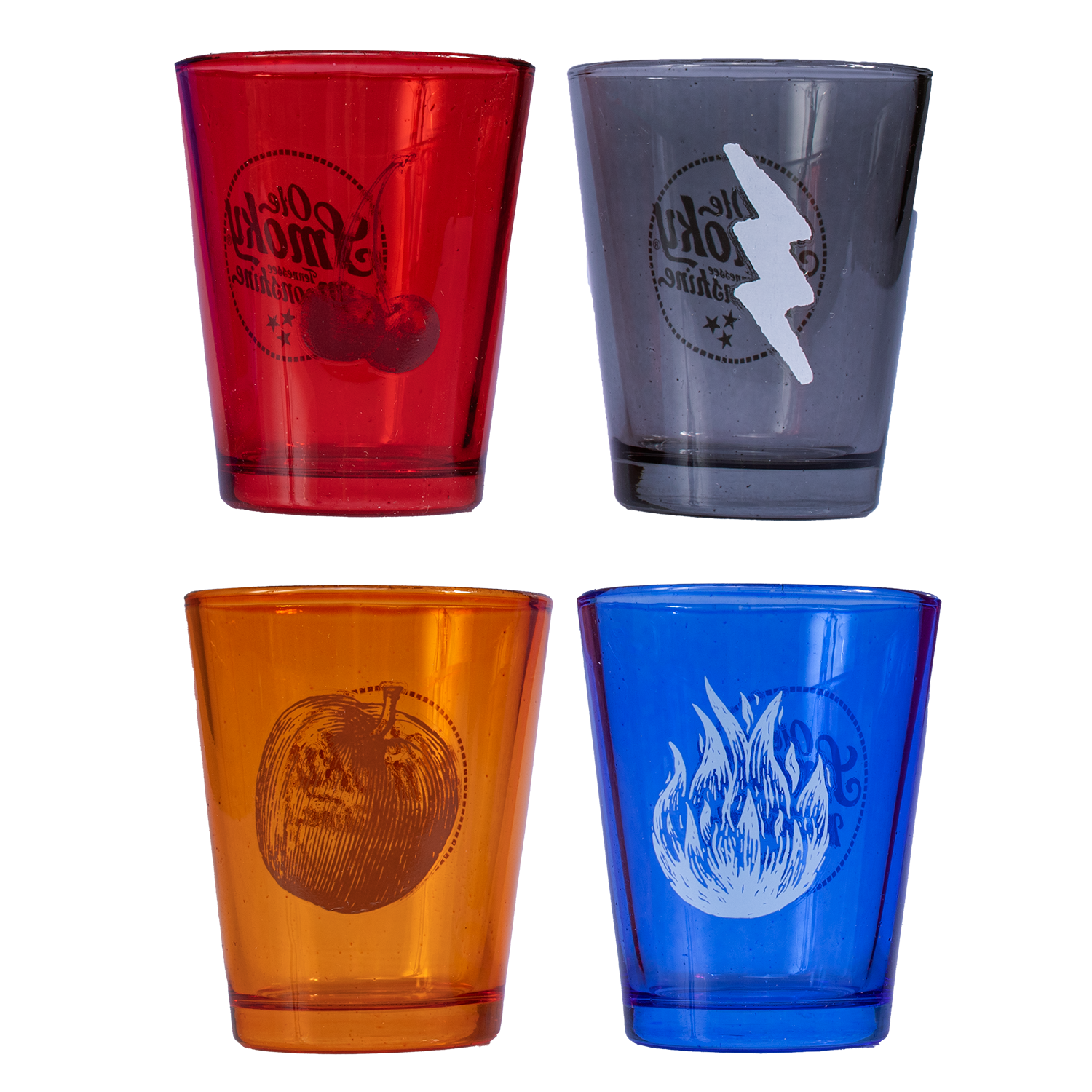 4 PACK FLAVOR ICONS SHOT GLASS SET