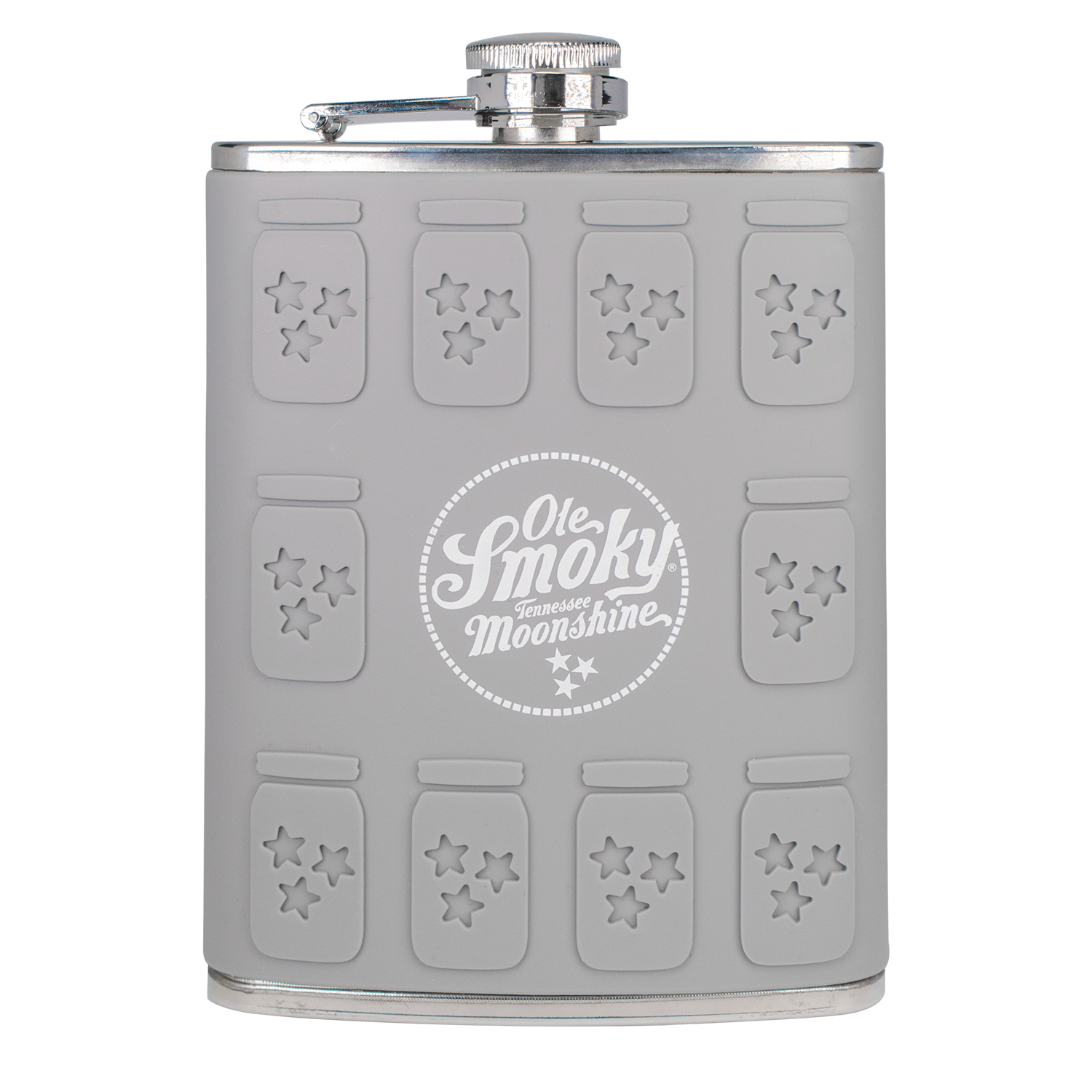GRAY SILICONE JAR MOLDED FLASK