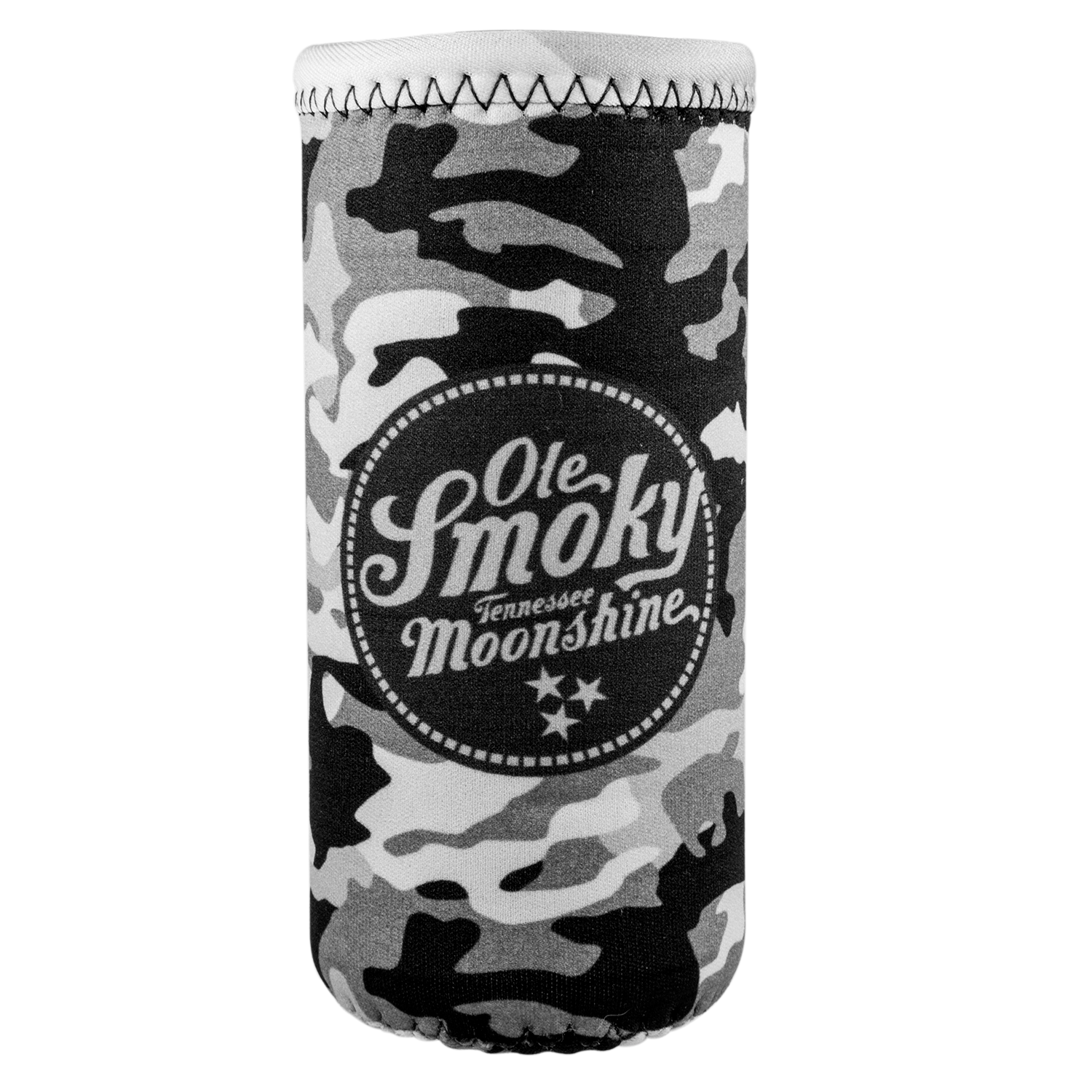 GREY CAMO SLIM CAN KOOZIE