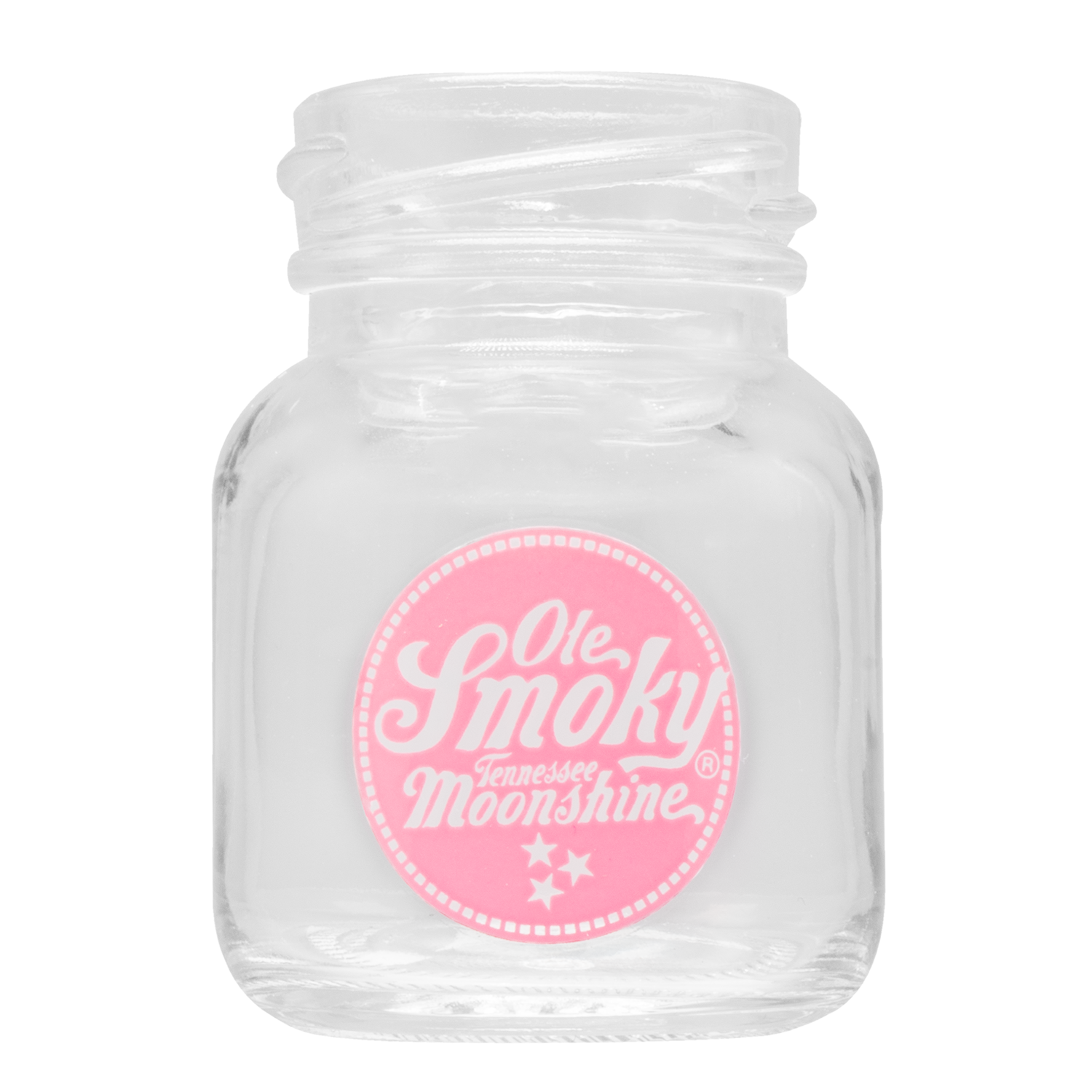 PINK LOGO MASON JAR SHOT GLASS