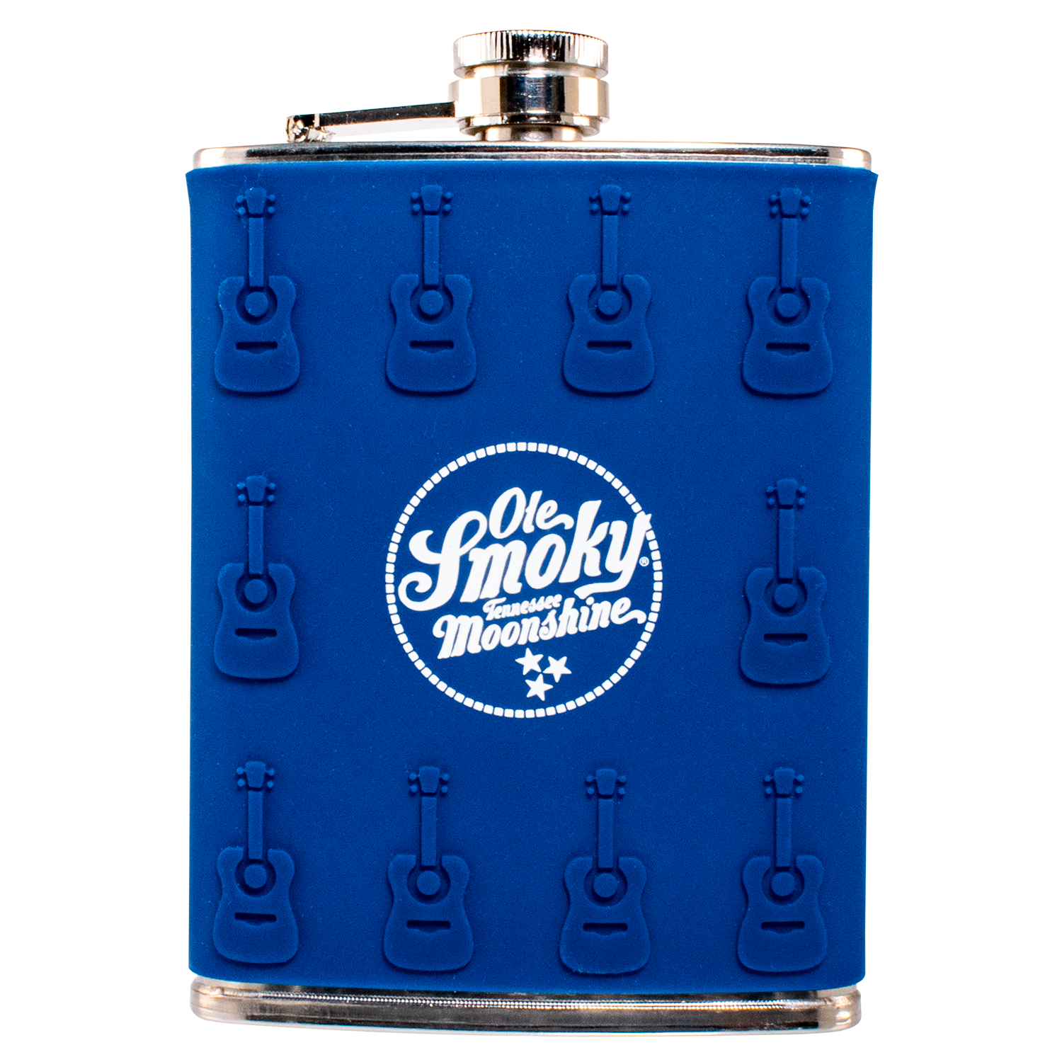 SILICONE GUITAR FLASK - NAVY